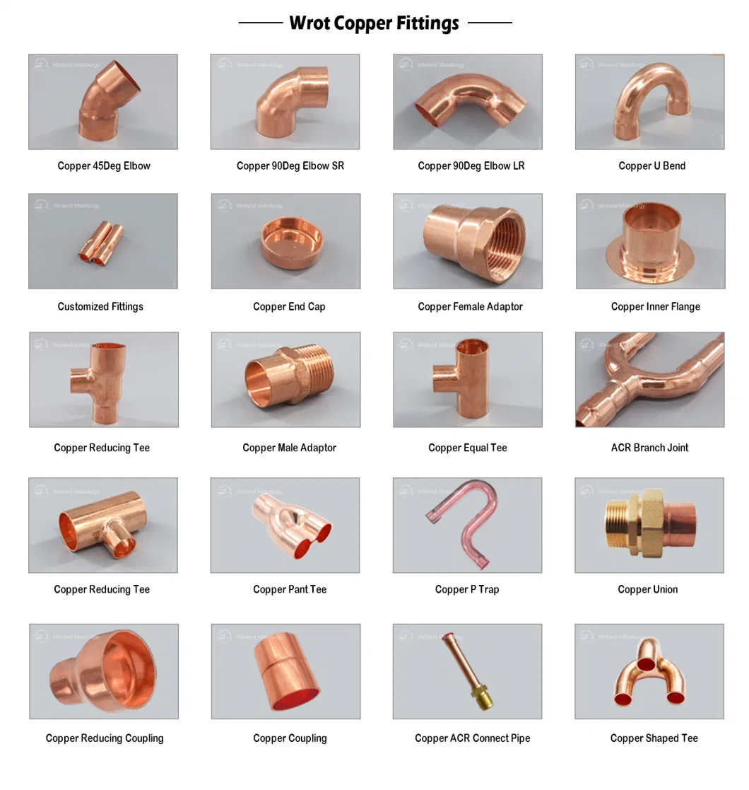 19.2mm U Elbow 180 Degree Elbow Copper Welding Pipe Fitting Refrigeration Parts Return Bend