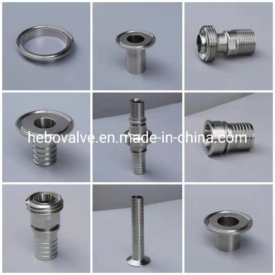 3A/SMS/DIN Sanitary Stainless Steel Pipe Fitting Hose Adapter