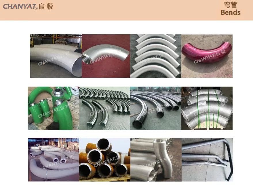 Seamless Alloy Steel Pipe Elbow/Bend ASTM A234 WPB WP91 WPB11 WPB22 WPL3