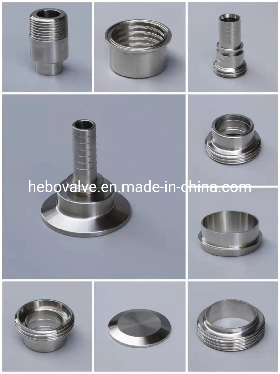 Sanitary Stainless Steel Hexagon Male/Femal Adapter