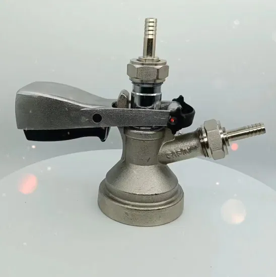 Beer Dispenser Homebrew Keg Coupler (type F with relief valve)